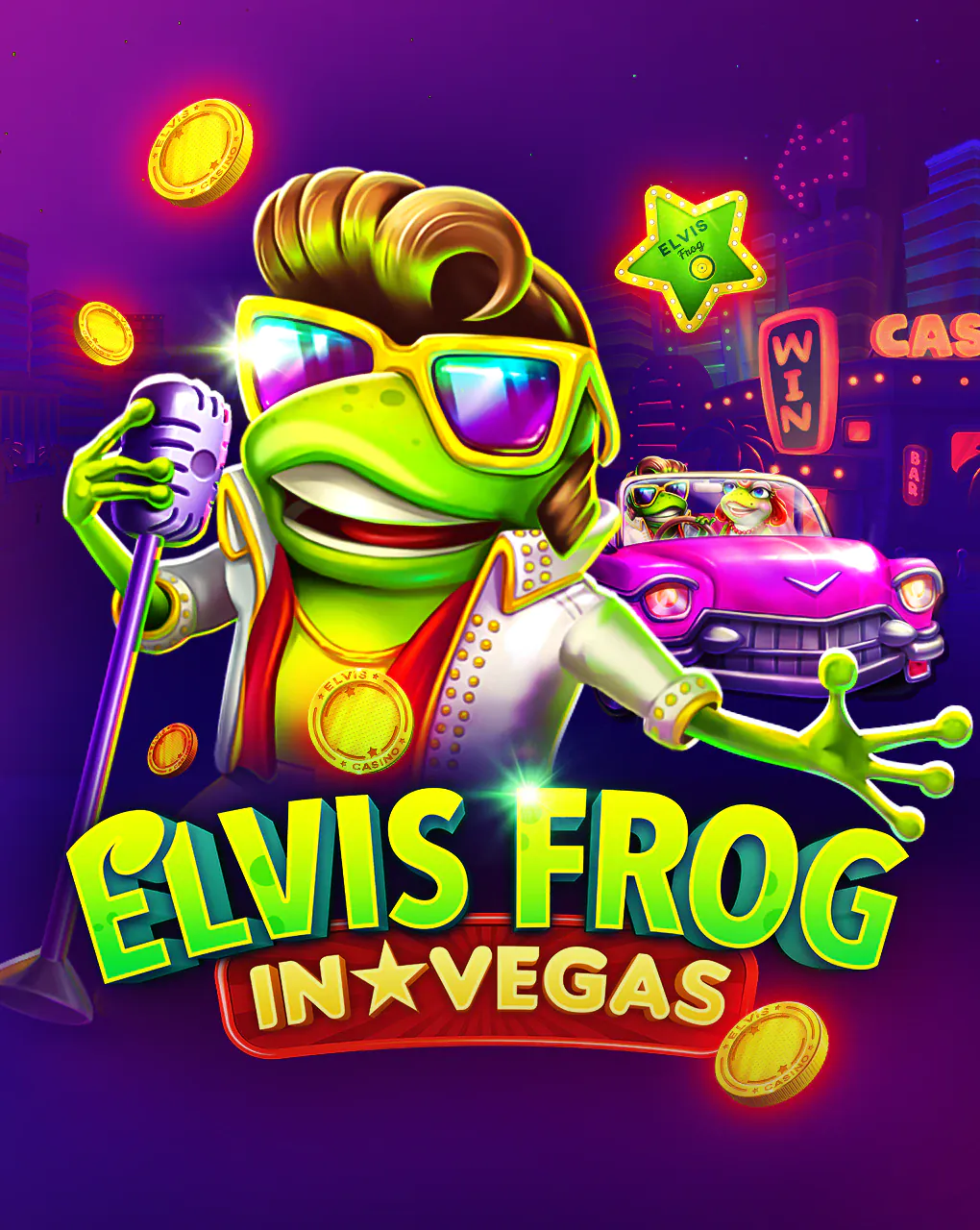 Bgaming : Elvis Frog In Vegas - HUNIAN138